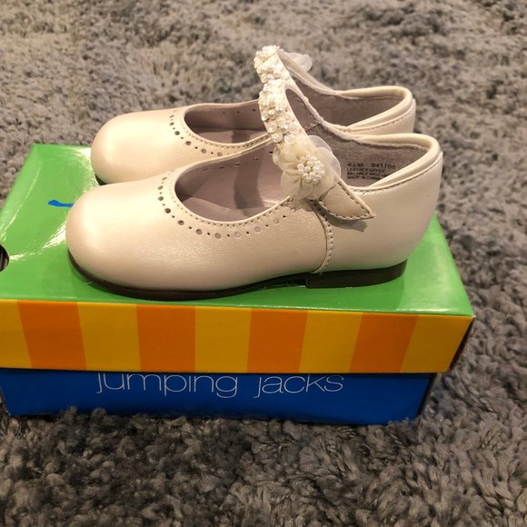 Bottes Jumping Jacks Pour Petite Fille - Suède Marron, Fleur Rose, Taille 5W - Occasion Très Bon état